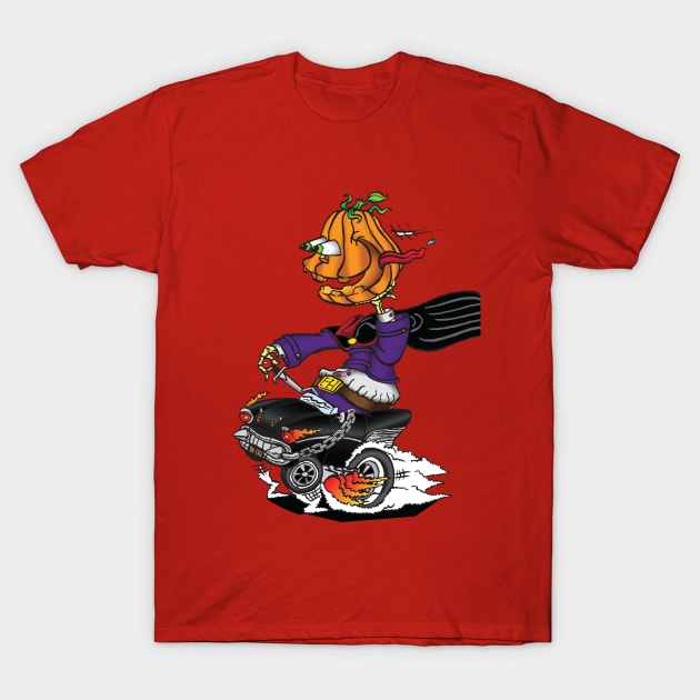 Headless Horseman Rat Fink T-Shirt by buddysbane